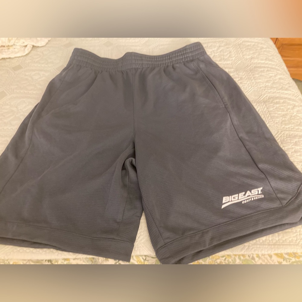 FINAL FOUR! Shorts Big East Conference Logo Elastic Waist w Pockets Sz M